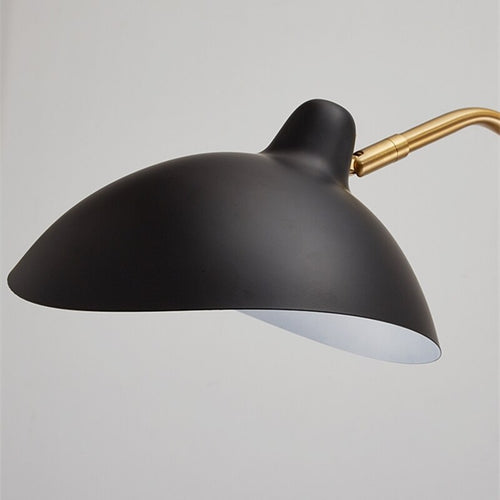 Lampadaire industrielle avec socle en marbre Clizia