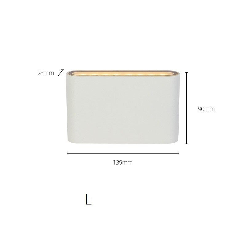 Applique murale moderne LED rectangulaire Thais - vue 7 sur 7