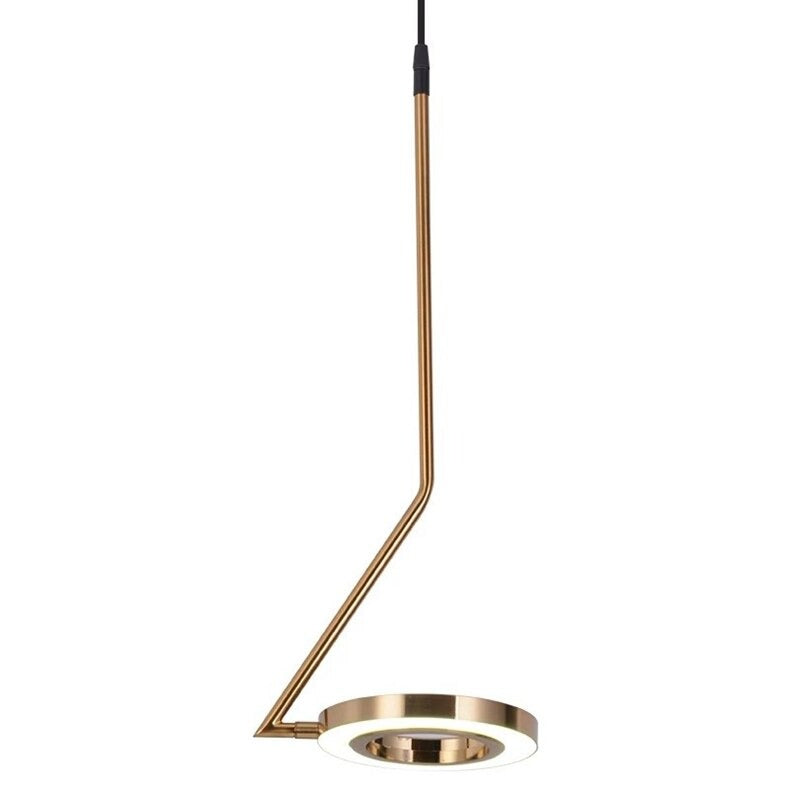 Suspension design LED ronde en métal fin Bony - vue 8 sur 8