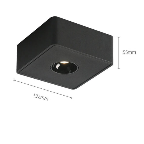 Spot design LED de forme carré Aubenas - vue 9 sur 10