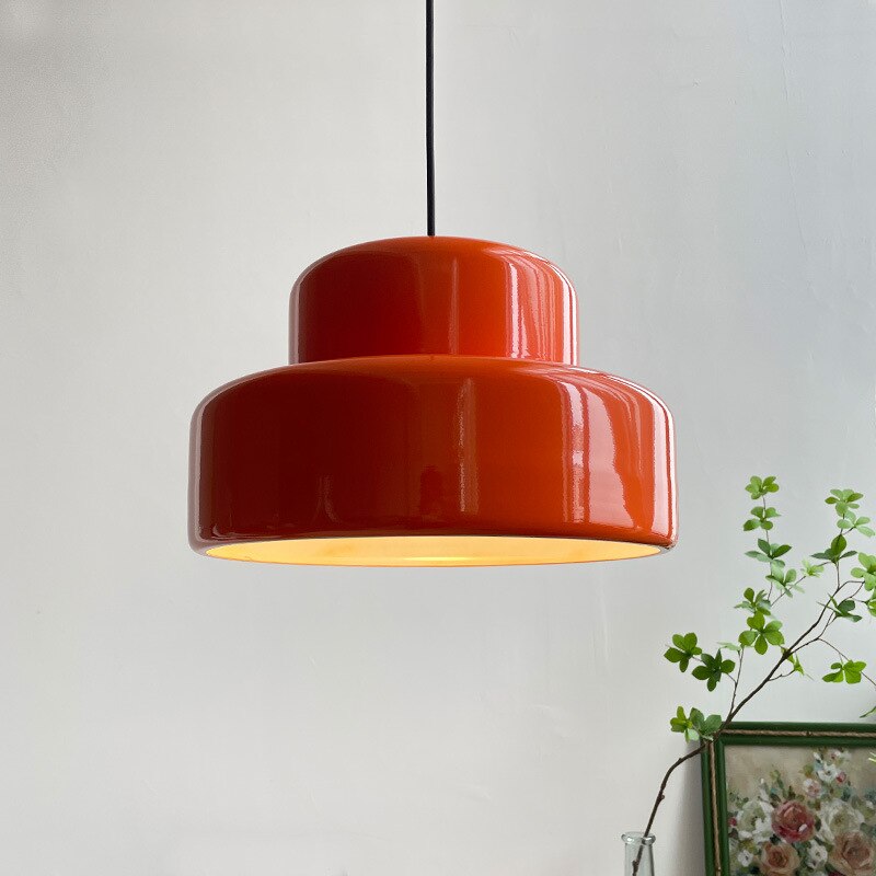 Suspension design avec abat-jour coloré Hirphan - vue 4 sur 7