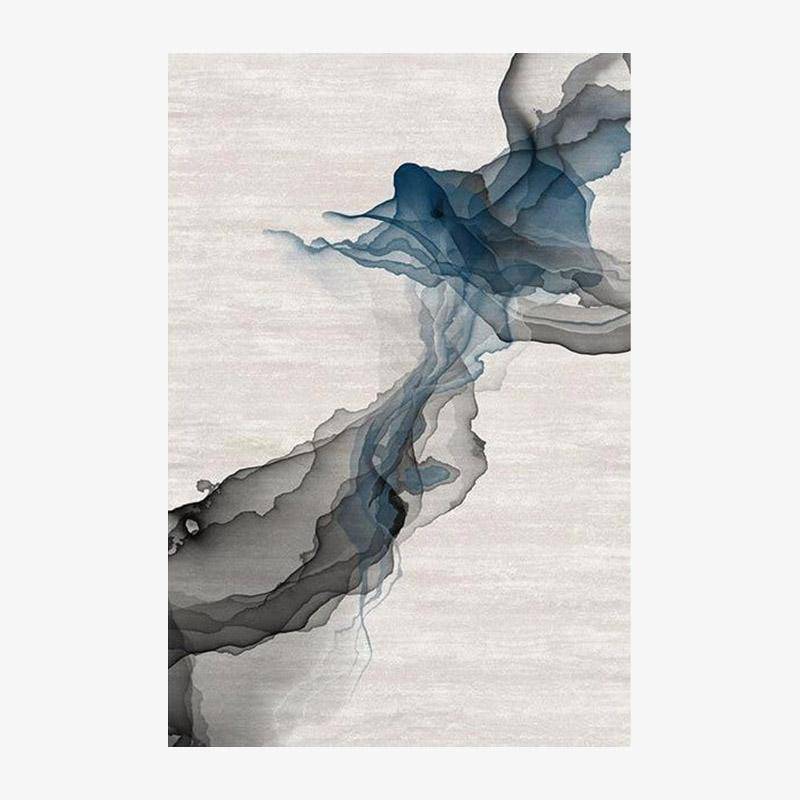 Tapis rectangle design au style abstrait Oxavo H