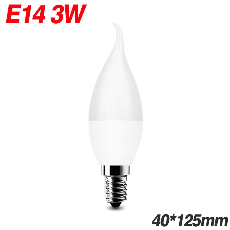 Ampoule E14 à LED 3W en forme de flamme