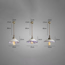 Suspension moderne LED abat-jour en céramique blanc Riya
