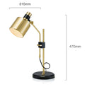 Lampe de bureau design avec abat-jour ajouré Timo
