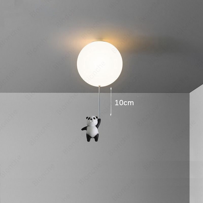 Plafonnier pour enfant LED avec ballon et panda Otto - vue 7 sur 13