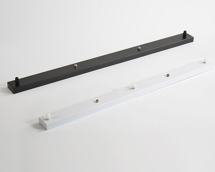 Support socle long suspension jusqu'à 5 trous (noir ou blanc)