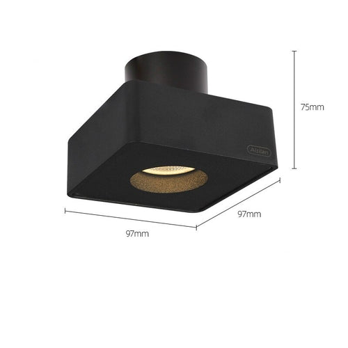 Spot design LED de forme carré Aubenas - vue 8 sur 10