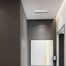 Plafonnier moderne rectangulaire LED incluse Solar