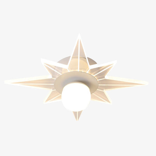 Plafonnier moderne LED en forme d'étoile Majesty