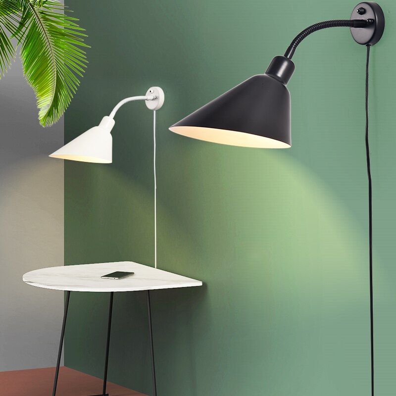 Applique murale moderne avec abat-jour conique Rotob