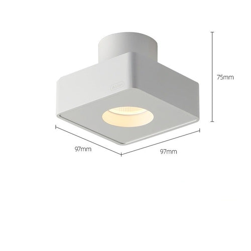 Spot design LED de forme carré Aubenas - vue 10 sur 10