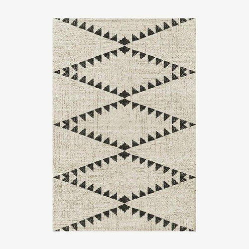 Tapis rectangle aux formes géométriques style Piquio K