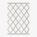 Tapis rectangle aux formes géométriques style Piquio N