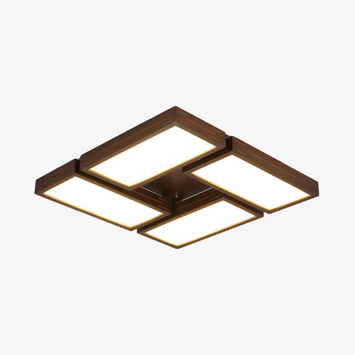 Plafonnier scandinave LED avec rectangle lumineux Aquilina