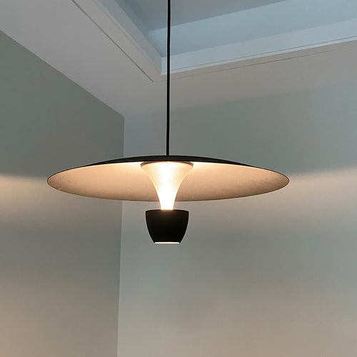 Suspension design LED avec abat-jour arrondie nordic Fuji - vue 7 sur 8