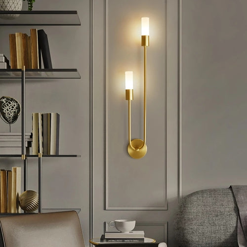 Minimalist u-shaped LED designer wall light Sally - vue 4 sur 9