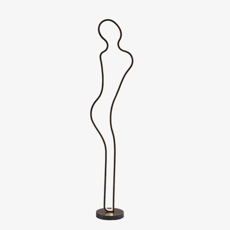 Lampadaire design LED en forme de figure humaine Linus