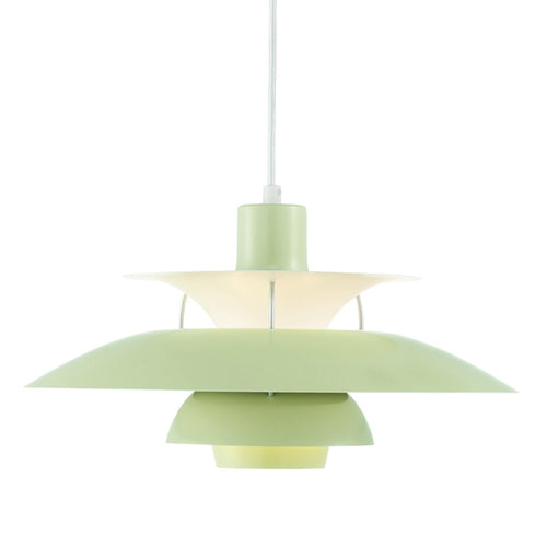 Suspension industrielle LED colorée en métal Barnaby