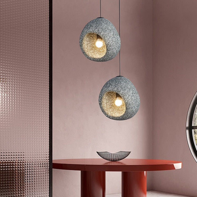 Suspension moderne avec abat-jour design ouverte Lobe - vue 2 sur 7