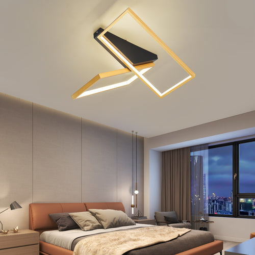 Plafonnier design LED aux formes rectangulaires Tary - vue 5 sur 6