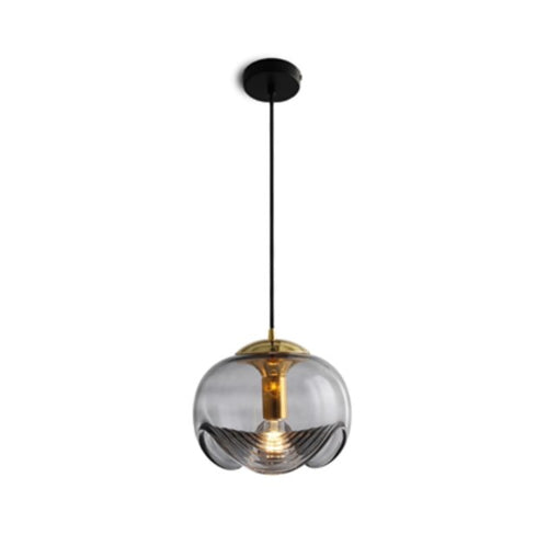 Suspension design avec abat-jour en verre original Janice - vue 7 sur 7