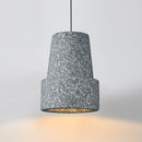 Suspension moderne avec abat-jour style pierre Kery