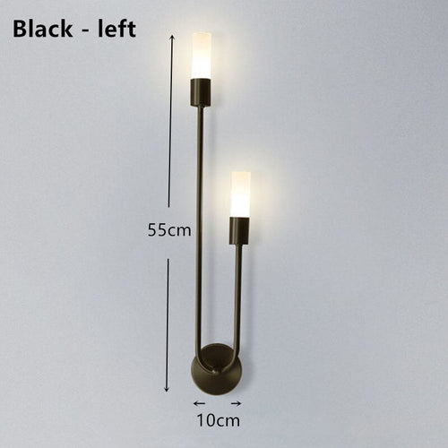 Minimalist u-shaped LED designer wall light Sally - vue 7 sur 9