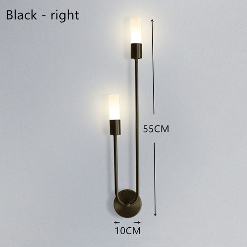 Minimalist u-shaped LED designer wall light Sally - vue 8 sur 9