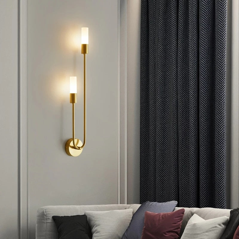 Minimalist u-shaped LED designer wall light Sally - vue 5 sur 9