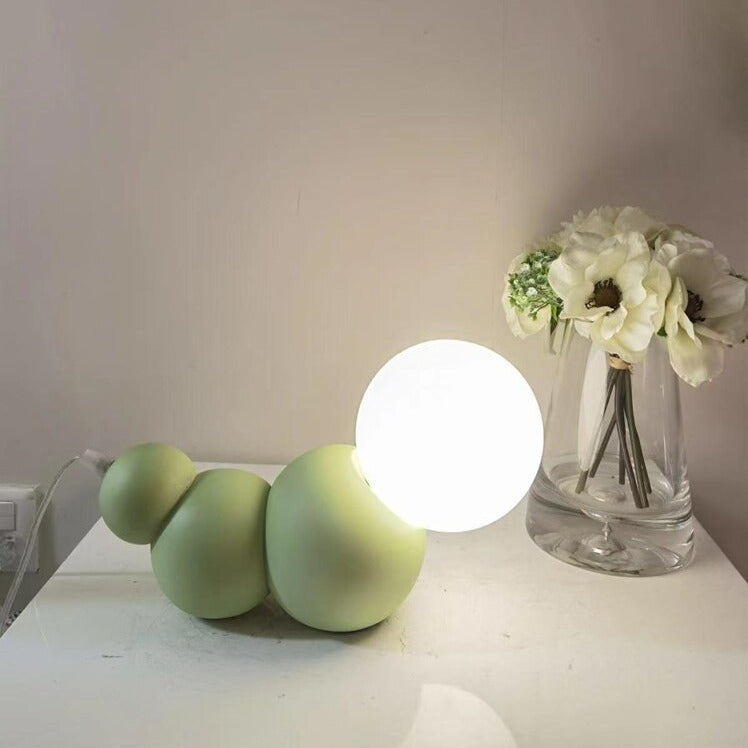 Lampe de chevet moderne LED en forme de chenille Pillar - vue 4 sur 8