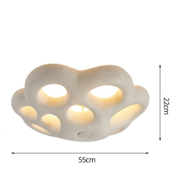 Plafonnier design LED ajouré en fleur Jolia - vue 7 sur 6