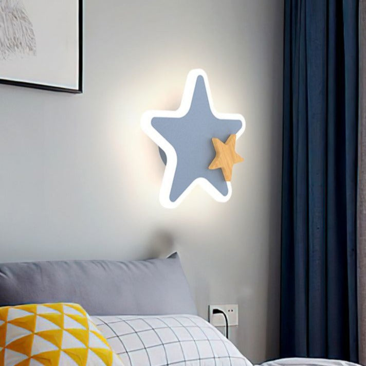 Applique murale moderne LED étoile pour enfant Bowie - vue 3 sur 4