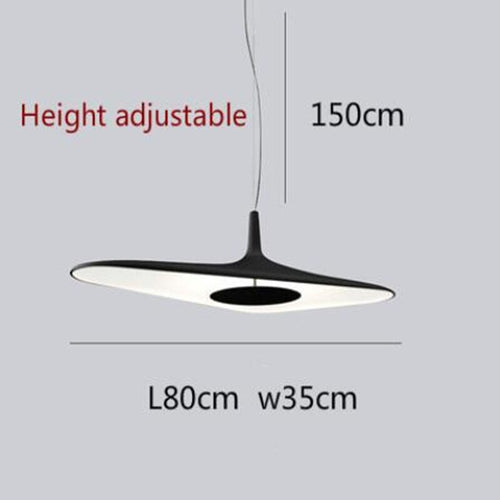 Suspension design et minimaliste avec forme asymétrique Poe