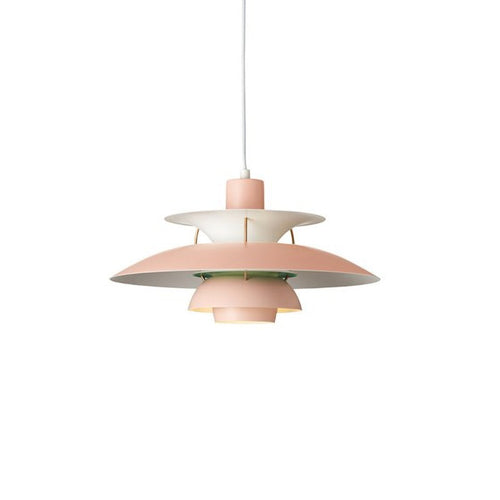 Suspension industrielle LED colorée en métal Barnaby