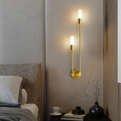 Minimalist u-shaped LED designer wall light Sally - vue 3 sur 9