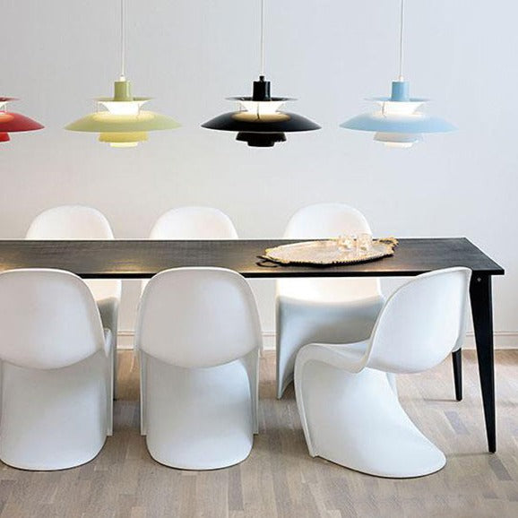 Suspension moderne LED avec multiples abat-jours métalliques Coen