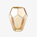 Vase design doré aux formes géométriques Luxury
