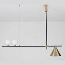 Lustre design avec lampe en boule et cône Magic
