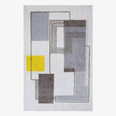 Tapis moderne rectangle aux motifs géométriques