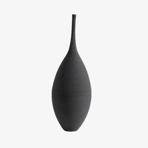 Vase design en céramique style minimaliste Zen