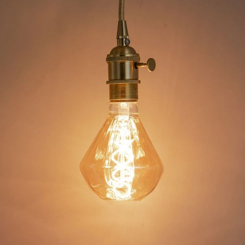 Ampoule diamant à incandescence filament spiral vintage 4W à LED Edison - vue 2 sur 4