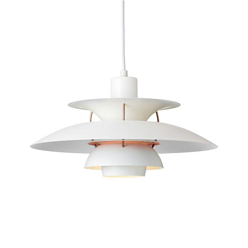 Suspension moderne LED avec multiples abat-jours métalliques Coen