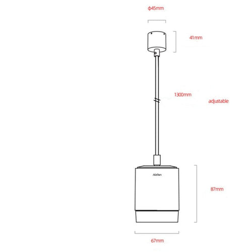 Suspension design LED avec touche doré Sheffield - vue 8 sur 7
