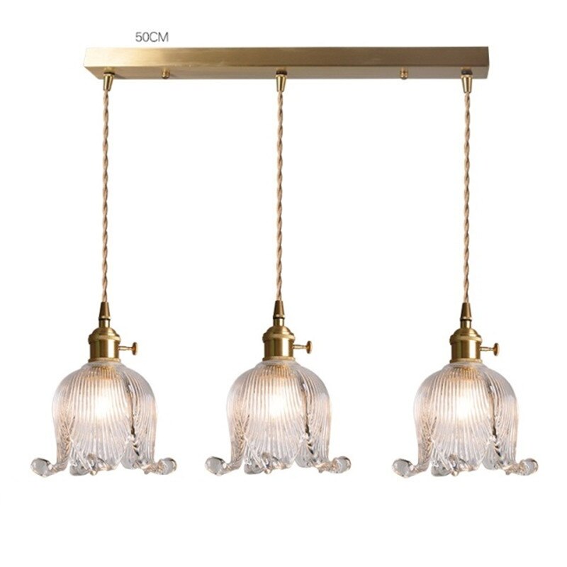 Suspension vintage LED avec abat-jour en verre Finnian - vue 7 sur 31