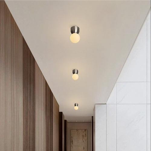 Minimalist nordic LED ceiling light - vue 4 sur 5