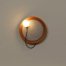 Applique murale moderne LED ronde en métal Barp