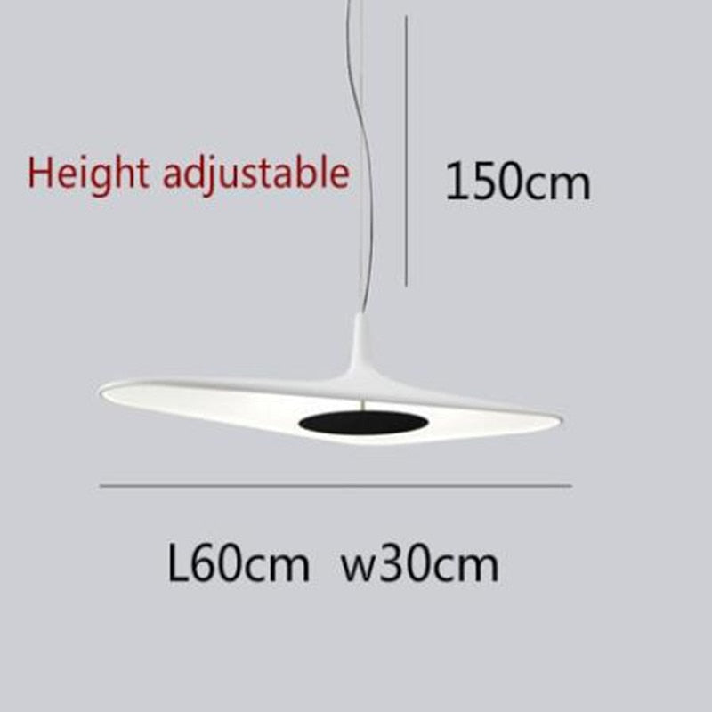Suspension design et minimaliste avec forme asymétrique Poe