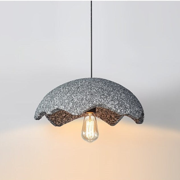Suspension design avec abat-jour en forme de fleur Selza - vue 7 sur 8