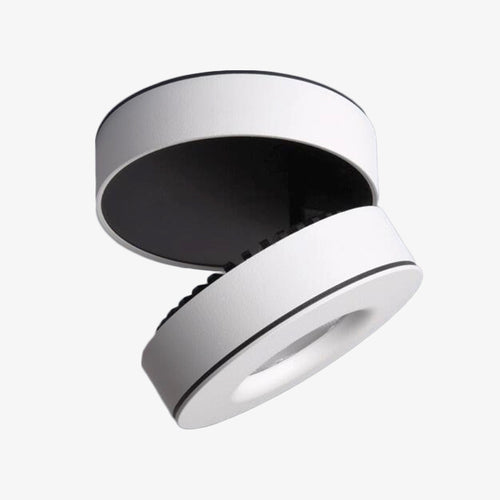 Spot moderne LED ronde et rotatif à 355° Manuel